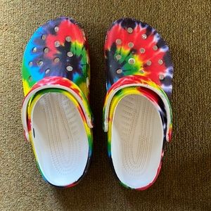 Tie Dye Crocs